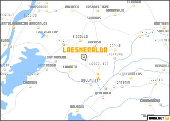 map of La Esmeralda