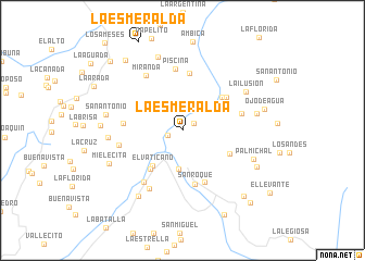 map of La Esmeralda