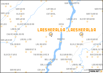 map of La Esmeralda