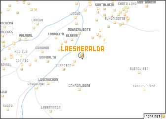 map of La Esmeralda