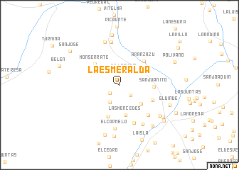 map of La Esmeralda