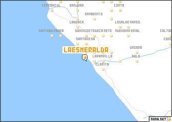 map of La Esmeralda