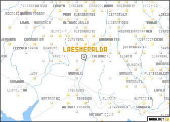 map of La Esmeralda