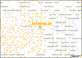 map of La Esmeralda