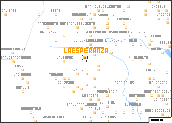 map of La Esperanza