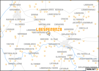 map of La Esperanza