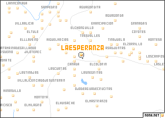 map of La Esperanza