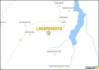 map of La Esperanza