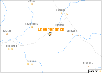 map of La Esperanza