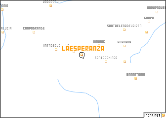 map of La Esperanza