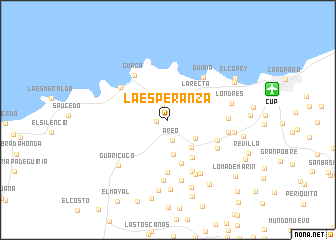 map of La Esperanza