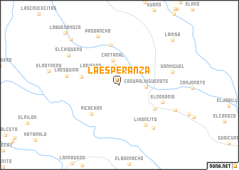 map of La Esperanza