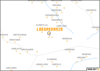 map of La Esperanza