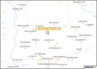 map of La Esperanza