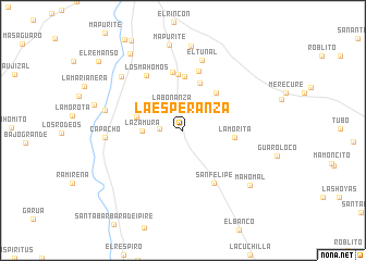 map of La Esperanza