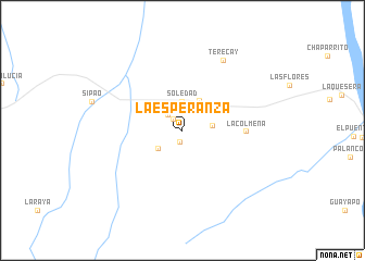 map of La Esperanza