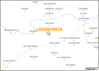 map of La Esperanza