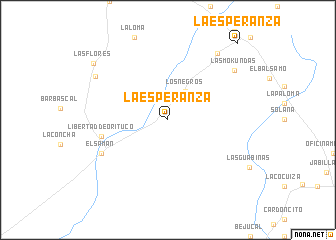 map of La Esperanza