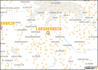 map of La Esperanza