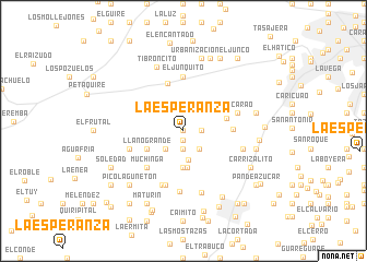 map of La Esperanza