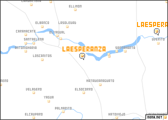 map of La Esperanza