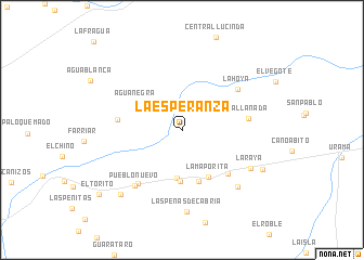 map of La Esperanza