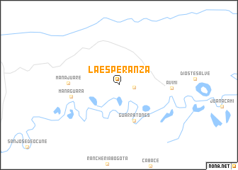 map of La Esperanza