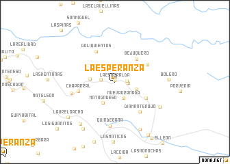 map of La Esperanza