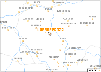 map of La Esperanza