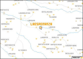 map of La Esperanza