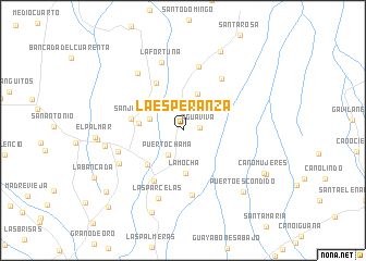 map of La Esperanza