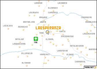 map of La Esperanza