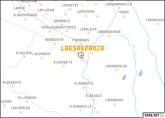 map of La Esperanza