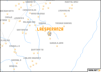 map of La Esperanza