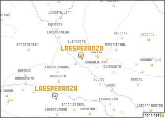 map of La Esperanza