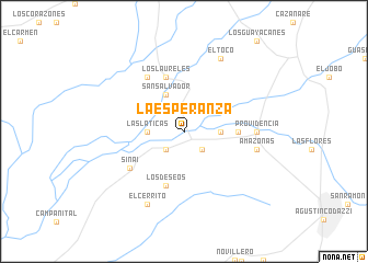 map of La Esperanza