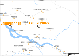 map of La Esperanza