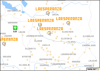 map of La Esperanza