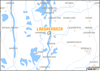 map of La Esperanza