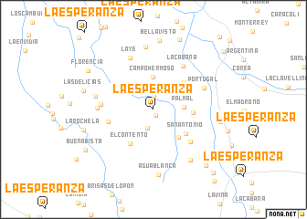 map of La Esperanza