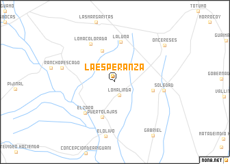 map of La Esperanza