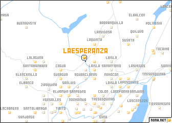 map of La Esperanza