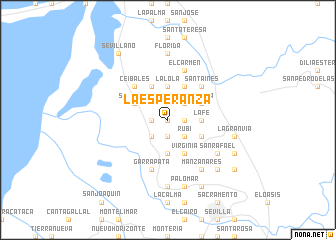 map of La Esperanza