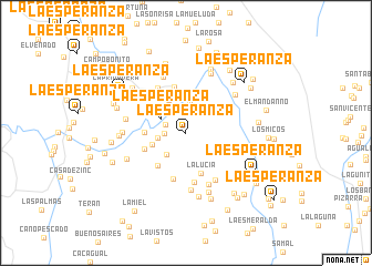 map of La Esperanza