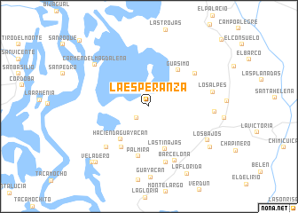 map of La Esperanza