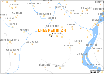 map of La Esperanza