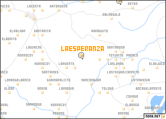 map of La Esperanza