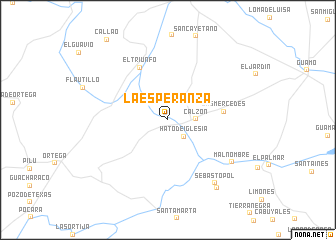 map of La Esperanza