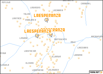 map of La Esperanza