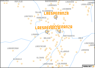 map of La Esperanza